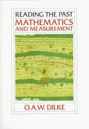 Cover of: Mathematics and measurement by Oswald Ashton Wentworth Dilke