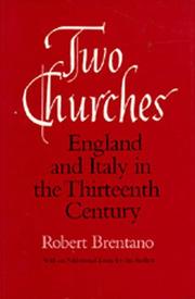 Cover of: Two churches by Robert Brentano