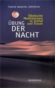 Cover of: Übung der Nacht. Meditationen in Schlaf und Traum.