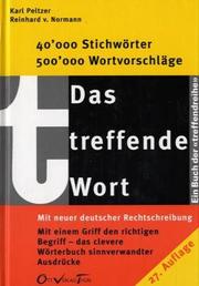 Cover of: Das Treffende Wort