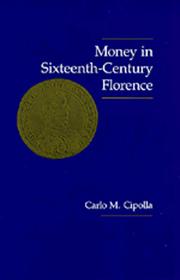 Cover of: Money in sixteenth-century Florence