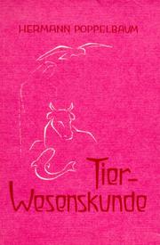 Cover of: Tier- Wesenskunde.