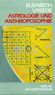 Cover of: Astrologie und Anthroposophie.