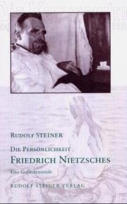 Cover of: Die Persönlichkeit Friedrich Nietzsches.