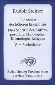 Cover of: Die Stufen der höheren Erkenntnis.