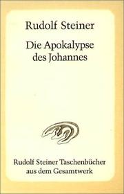 Cover of: Die Apokalypse des Johannes. by Rudolf Steiner