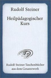 Cover of: Heilpädagogischer Kurs.