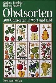 Cover of: Obstsorten. 300 Obstsorten in Wort und Bild.