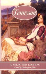 Cover of: Tennyson, A Selected edition | Alfred, Lord Tennyson