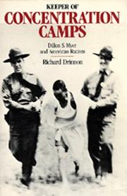Keeper of the Concentration Camps by Richard Drinnon