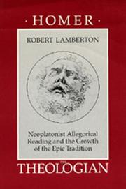 Cover of: Homer the Theologian by Robert Lamberton