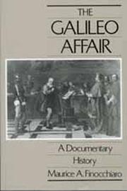 Cover of: The Galileo Affair: A Documentary History (California Studies in the History of Science, Vol 1)