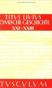 Cover of: Römische Geschichte, 11 Bde., Buch.21-23