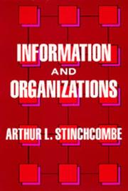Cover of: Information and organizations