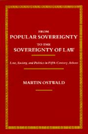 Cover of: From Popular Sovereignty to the Sovereignty of Law