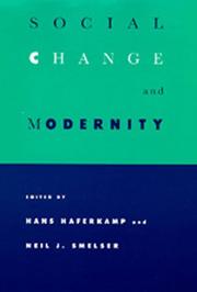 Cover of: Social change and modernity