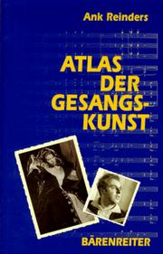 Cover of: Atlas der Gesangskunst.