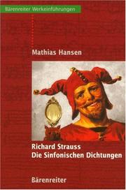 Richard Strauss. Die Sinfonischen Dichtungen by Mathias Hansen
