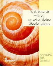 Cover of: Höre, so wird deine Seele leben.