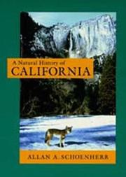 Cover of: A Natural History of California | Allan A. Schoenherr