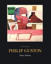 Cover of: A critical study of Philip Guston