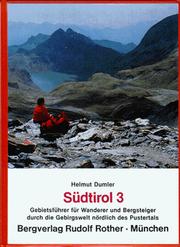 Cover of: Südtirol 3. Nördliches Pustertal. Gebietsführer.