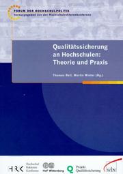 Cover of: Qualitätssicherung an Hochschulen: Theorie und Praxis.