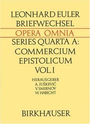 Cover of: Descriptio commercii epistolici by Leonhard Euler