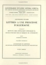 Cover of: Lettres a une princesse d'Allemagne: Accesserunt: Rettung der göttlichen Offenbarung