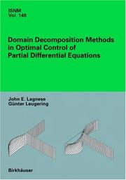 Cover of: Domain Decomposition Methods in Optimal Control of Partial Differential Equations (International Series of Numerical Mathematics)