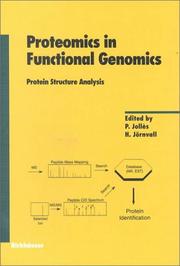 Proteomics in functional genomics by P. Jolles