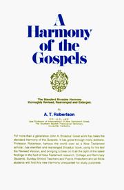 Cover of: A Harmony of the Gospels