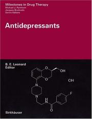 Cover of: Antidepressants (Milestones in Drug Therapy)
