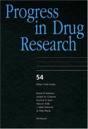 Cover of: Progress in Drug Research, Volume 54 (Progress in Drug Research) by 