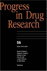 Cover of: Progress in Drug Research, Volume 56 (Progress in Drug Research) by 