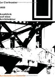 Cover of: 1922 - Ausblick auf eine Architektur (Bauwelt Fundamente)