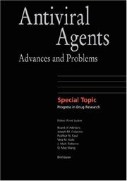 Cover of: Antiviral Agents: Advances and Problems (Progress in Drug Research)