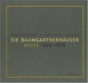 Cover of: Die Baumgartnerhäuser - Basel 1926-1938