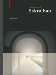 Cover of: Entwurfsatlas Sakralbau (Entwurfsatlanten)