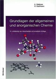 Cover of: Grundlagen der allgemeinen und anorganischen Chemie
