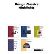 Cover of: Design Classics Set of 5 volumes