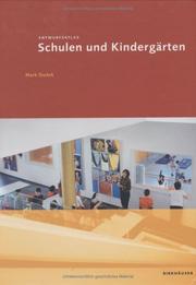 Cover of: Entwurfsatlas Schulen und Kindergärten (Entwurfsatlanten)