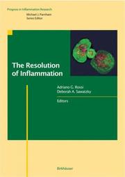 Cover of: The Resolution of Inflammation (Progress in Inflammation Research) by 