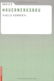 Cover of: Basics Mauerwerksbau (Basics)