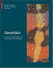 Cover of: Climate Skin: Concepts for Building Skins that Can Do More with Less Energy