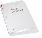 Design dictionary by Michael Erlhoff, Tim Marshall, Steven Lindberg, Laura Bruce