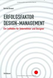 Erfolgsfaktor Design-Management by Gernot Brauer