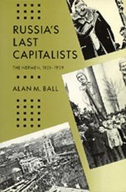 Cover of: Russia's Last Capitalists: The Nepmen, 1921-1929
