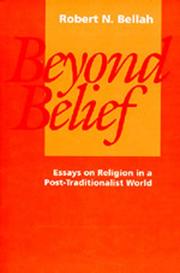 Beyond belief by Robert Neelly Bellah