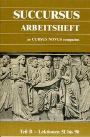 Cover of: Cursus Novus Compactus. Succursus. Arbeitsheft B.